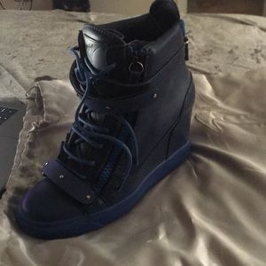 Giuseppe Zanotti Lorenz Wedge Royal Blue -EU40